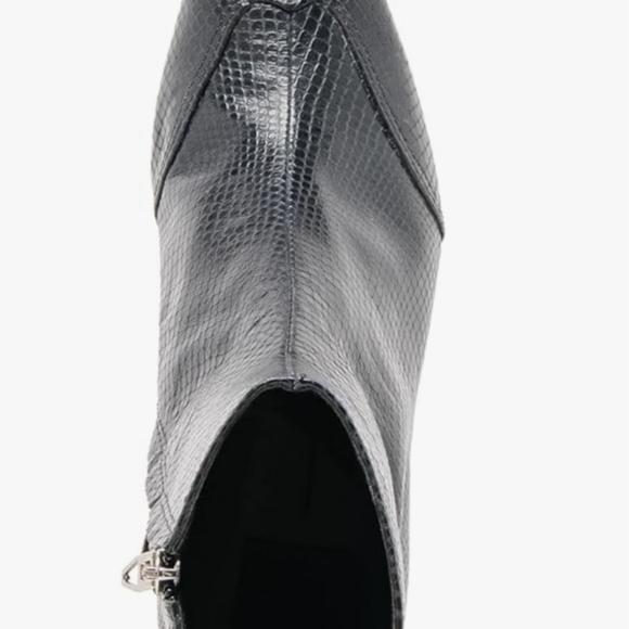 Dolce Vita Women's Anika Boots In Onyx SnakeLeather Booties Size 9.5  Never Worn - Picture 4 of 16